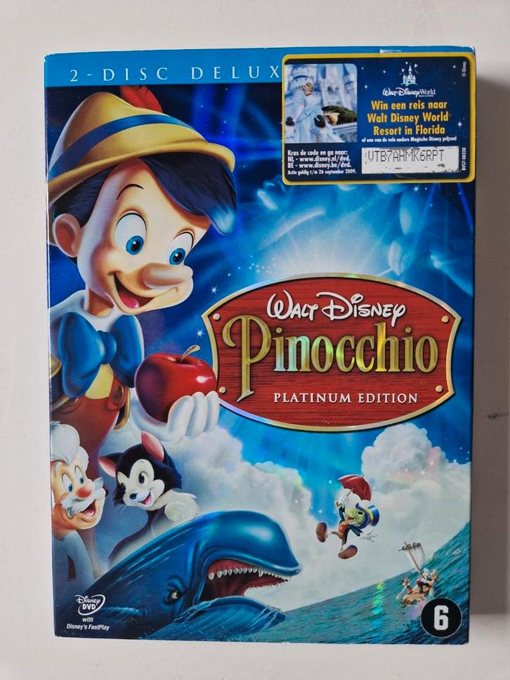 Pinocchio - Platinum Edition DVD, Cd's en Dvd's, Dvd's | Kinderen en Jeugd, Gebruikt, Film, Avontuur, Boxset, Alle leeftijden