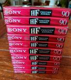 10x Nieuwe Sony HF 90 Cassettebandjes Type 1 Normal, Ophalen of Verzenden, Nieuw in verpakking, 2 t/m 25 bandjes, Onbespeeld
