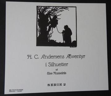 prenten  H.C. Andersen Silhouetten ( serie 2 ) beschikbaar voor biedingen
