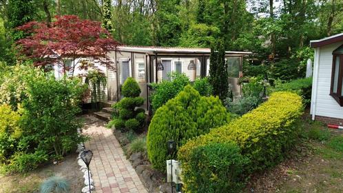 Stacaravan te koop camping Bosbad Hoeven NB, Caravans en Kamperen, Stacaravans, meer dan 6, Ophalen of Verzenden