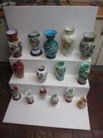 Verzameling antieke Opaline vazen 15 stuks, Antiek en Kunst, Antiek | Vazen, Ophalen