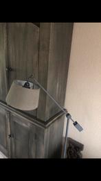 Frezoli vloer lamp met linnen kap, Huis en Inrichting, Lampen | Vloerlampen, Ophalen, Zo goed als nieuw, Minder dan 100 cm