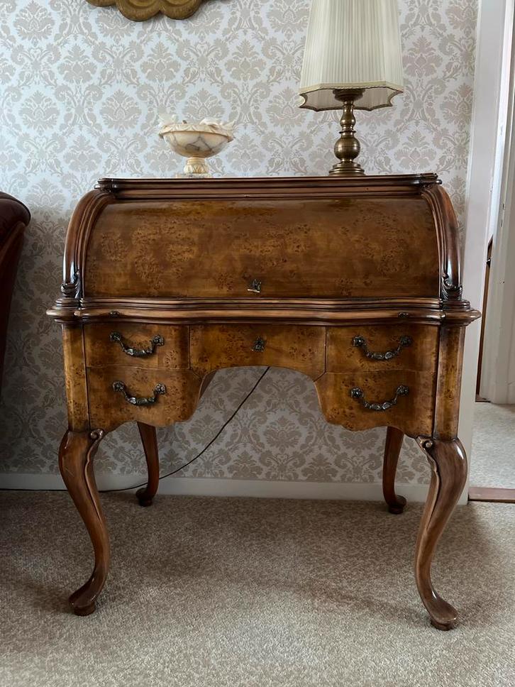 Antiek secretaire bureau met rolluik, Huis en Inrichting, Kasten | Secretaires, Gebruikt, Ophalen