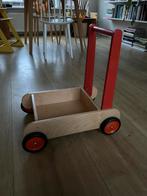 Van Dijk Toys Loopwagen - Houten Loopwagen, Ophalen, Zo goed als nieuw, Duwvoertuig