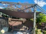 Nieuw schaduwdoek 3x3, antraciet, Tuin en Terras, Schaduwdoeken, Ophalen of Verzenden, Nieuw