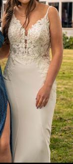 Koonings trouwjurk Ivory/Nude Maat M, Ophalen, Zo goed als nieuw, Wit, Trouwjurk