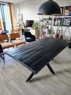 Zwarte eettafel 180x90, Huis en Inrichting, Tafels | Eettafels, Ophalen, 50 tot 100 cm, Zo goed als nieuw, Vijf personen of meer