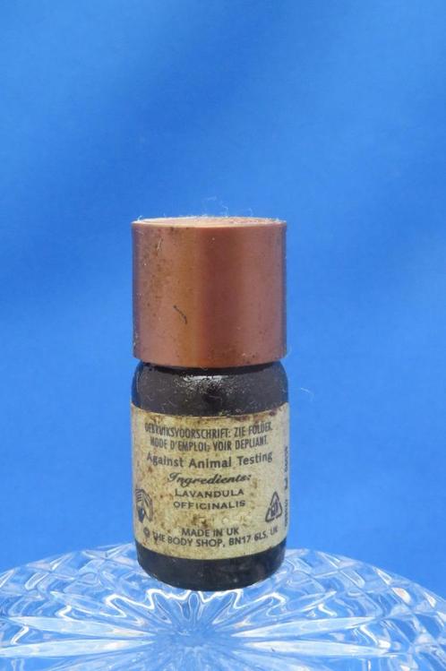 Mini - THE BODY SHOP - Lavender - 5ml - oil - 4,9cm, Verzamelen, Parfumverzamelingen, Gebruikt, Miniatuur, Gevuld, Ophalen of Verzenden