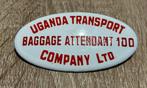 Zeer zeldzame pin uit de jaren 30  Oeganda bol emaille 8 cm, Transport, Gebruikt, Ophalen of Verzenden