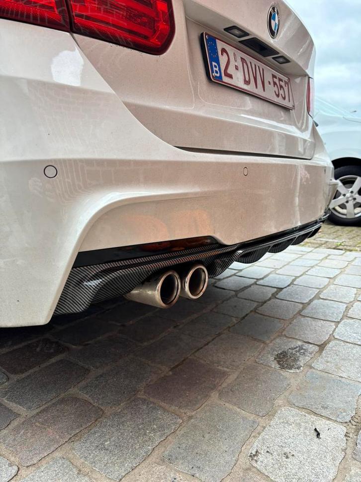 Diffuser carbon look voor bmw f30/31 m pakket bumper, Auto diversen, Tuning en Styling, Ophalen