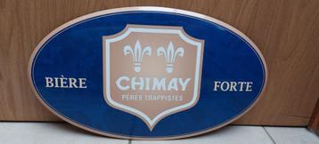 reclamebord Chimay bier (nieuw in verpakking) beschikbaar voor biedingen