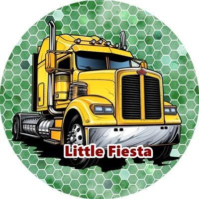 L249 icing frosting vrachtwagen 20cm eetbare taart print, Hobby en Vrije tijd, Taarten en Cupcakes maken, Nieuw, Versiering, Taarten