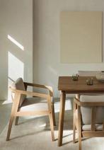 Acasia Houten Stoelen, Ophalen, Zo goed als nieuw, 4 krukken, Hout