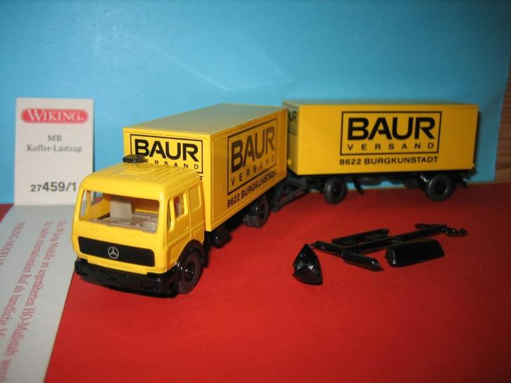 (Y) kavel met 10 x vrachtwagen  WIKING, Hobby en Vrije tijd, Modelauto's | 1:87, Zo goed als nieuw, Bus of Vrachtwagen, Wiking