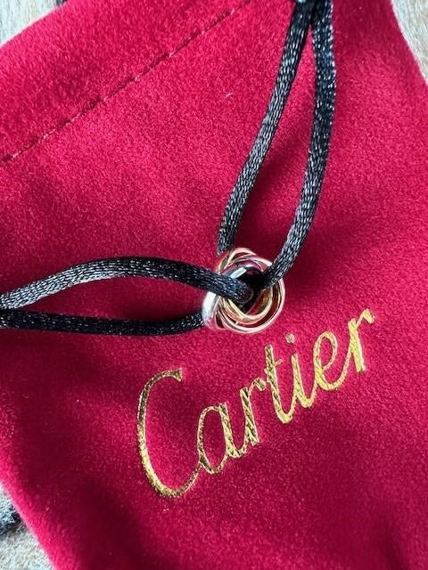 Trinity armband zwart "diverse kleuren" fluweel zakje, Sieraden, Tassen en Uiterlijk, Armbanden, Nieuw, Staal, Zwart, Ophalen of Verzenden