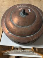 Oude koperen ketel met deksel, Antiek en Kunst, Ophalen of Verzenden