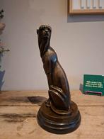 Bronzen Panther Beeld - Milo gemerkt gesigneerd brons beeld, Ophalen of Verzenden