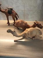 Vintage dromedarissen (leer), Ophalen of Verzenden