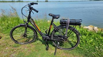 Forza elektrische fiets damesmodel, 4 jaar oud, zwart/oranje beschikbaar voor biedingen