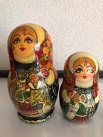 5-delig prachtige set Matroesjka"s vintage Kerst Kerstmis, Diversen, Kerst, Ophalen of Verzenden, Zo goed als nieuw