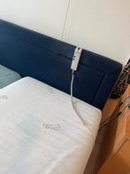 Boxspring donkerblauw 180 cm x 200 cm, Ophalen, Gebruikt, Tweepersoons, 180 cm