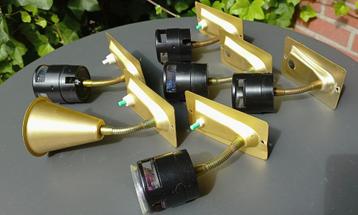 oude  bootverlichting 12 volt -wandspotjes met flexibele as beschikbaar voor biedingen