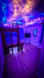 Ceiling clouds 1,5kg fiberfill vulling met rgb led strip 15M
