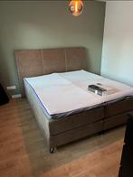 Boxspring Capella Novaro (180x210), Ophalen, Bruin, 210 cm, Tweepersoons