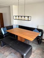 Eettafel eetkamertafel  eethoek hoekopstelling banken, Huis en Inrichting, Ophalen, Zo goed als nieuw, Modern, 8 stoelen of meer