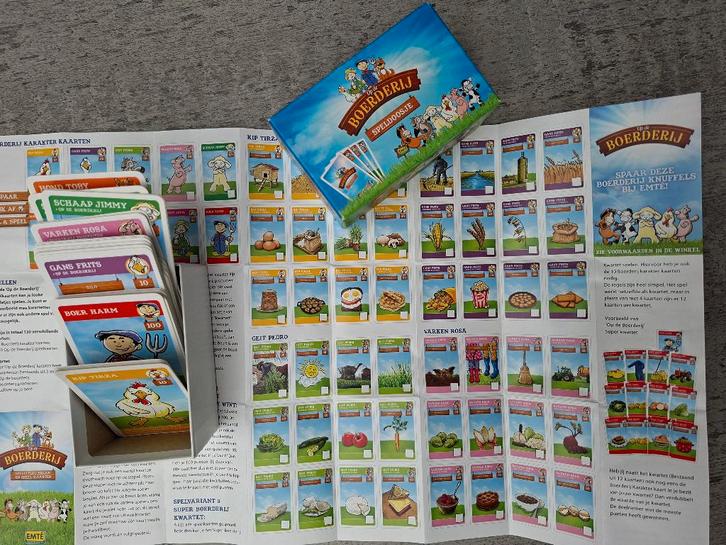 Emté “Boerderij speldoosje” (meerdere te koop), Hobby en Vrije tijd, Gezelschapsspellen | Overige, Nieuw, Ophalen of Verzenden