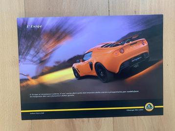 Lotus Exige -  Folder - Brochure - Franstalige versie beschikbaar voor biedingen