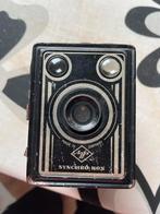 Vintage Agfa Synchro Box Camera, Ophalen, Gebruikt, Compact, Overige Merken