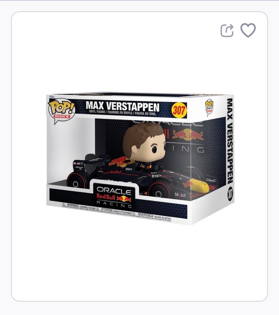4x Funko Max Verstappen NIEUW !!, Verzamelen, Automerken, Motoren en Formule 1, Ophalen of Verzenden, Nieuw, Formule 1