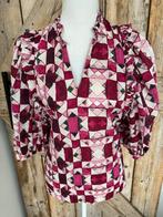 Esprit blouse met pofmouwen - maat L, Ophalen of Verzenden, Zo goed als nieuw, Rood