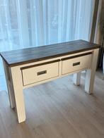 Massief houten consoletafel met lades – landelijke stijl, Ophalen