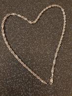 Italiaanse 925 zilveren ketting 42cm €40!!, Ophalen of Verzenden, Gebruikt, Zilver, Zilver