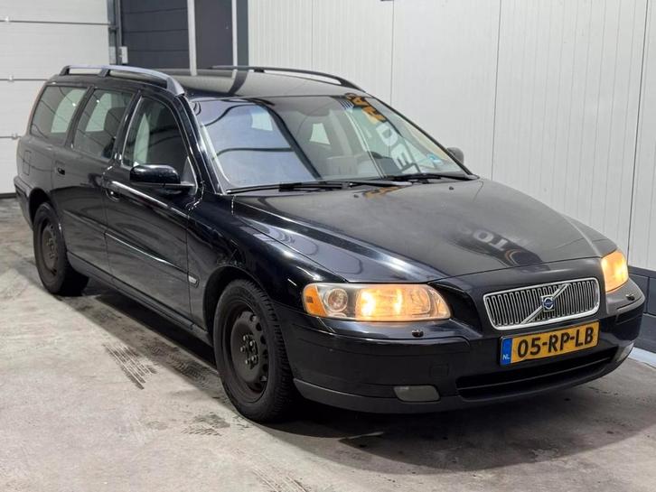 Volvo V70 2.4 170PK 2005 Zwart, Auto's, Volvo, Particulier, V70, ABS, Airbags, Airconditioning, Alarm, Boordcomputer, Centrale vergrendeling