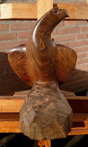 ~1930 Art Deco houten beeld, baby arend. Duitsland? beschikbaar voor biedingen