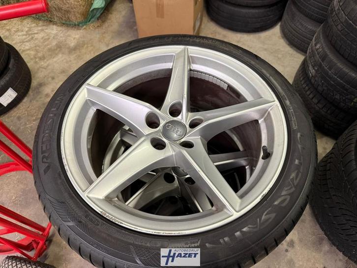 Audi A5 18 inch lichtmetalen velgen met Vredestein banden, Auto-onderdelen, Banden en Velgen, Banden en Velgen, Zomerbanden, 18 inch