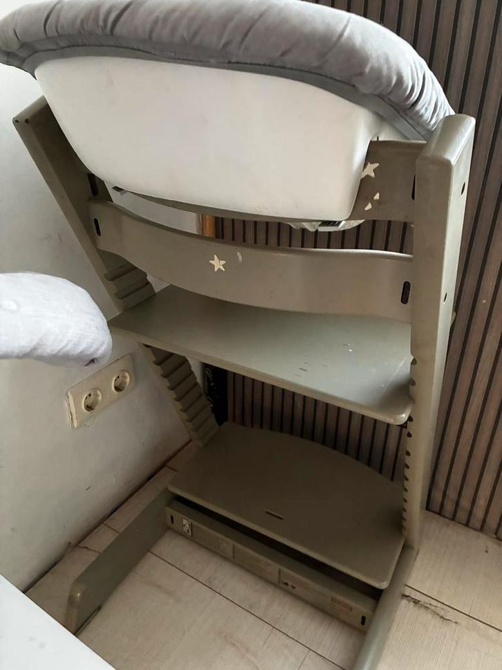 Stokke Tripp Trapp Meegroeistoel, Kinderen en Baby's, Kinderstoelen, Gebruikt, Meegroeistoel, Gordel(s), Ophalen