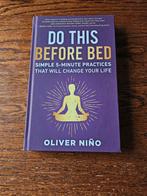 Spiritueel (NewAge) Boek "Do This Before Bed", Spiritualiteit algemeen, Ophalen of Verzenden, Instructieboek, Oliver Nino