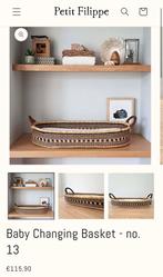 Petit filippe changing basket, verschoonkussen,verschoonmand, Kinderen en Baby's, Ophalen, Zo goed als nieuw, Aankleedkussen, Overige merken