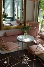 Gouden Barkrukken & Stoelen - Stijlvol Design, Gebruikt, Twee, Overige kleuren, Ophalen of Verzenden