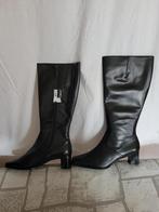 NIEUWE hoge zwarte leren laarzen. Mt 41 (7.5) Merk Gabor, Hoge laarzen, ., Zwart, Ophalen of Verzenden