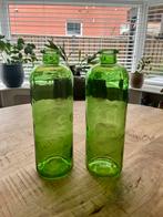 Groene Vazen, Huis en Inrichting, Woonaccessoires | Vazen, Ophalen, Groen, Glas, Minder dan 50 cm