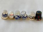 6 x vingerhoedjes Wapen / Molens etc,, Verzenden, Gebruikt, Porselein, Nederland