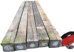 Rustieke hardhouten palen / balken 20.0x20.0 cm - nr: HB237, Tuin en Terras, Palen, Balken en Planken, Ophalen, Nieuw, 250 cm of meer