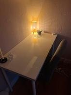 Ikea bureau + stoel AF TE HALEN IN DRACHTEN!, Huis en Inrichting, Tafels | Eettafels, Ophalen, Gebruikt, Rechthoekig, 50 tot 100 cm