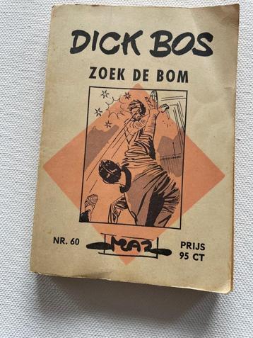 Dick Bos Zoek de Bom stripboek 1966 beschikbaar voor biedingen