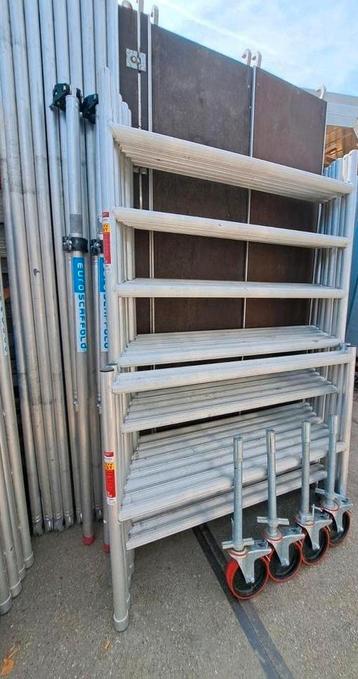 Te koop zgan euroscaffold rolsteiger werkhoogte 8.20 mtr  beschikbaar voor biedingen